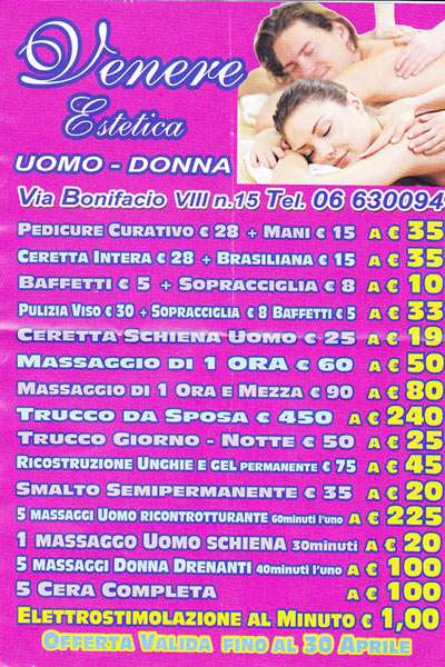 estetica e parrucchiere